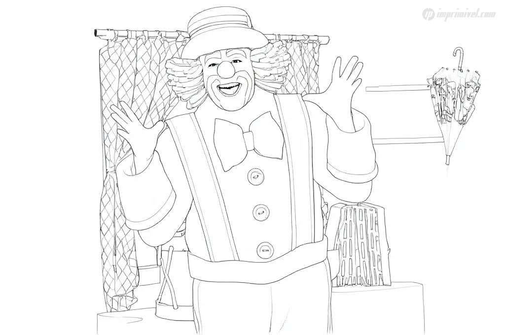 patatá para colorir