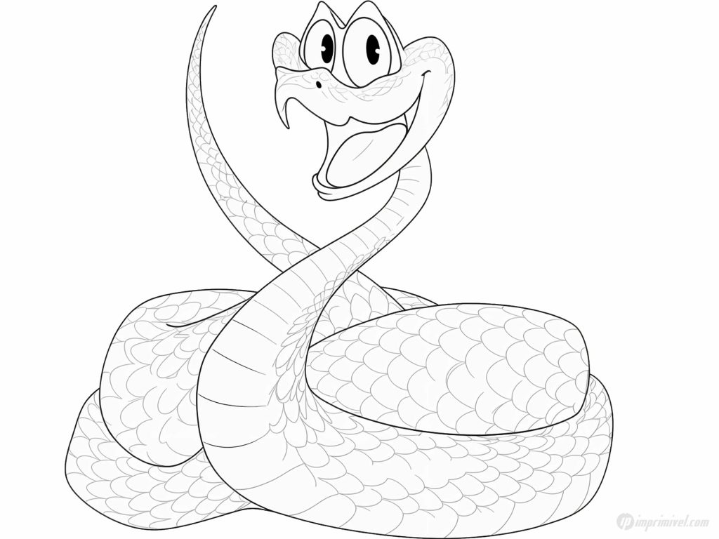 Gary De’SNAKE coloring page from Disney Zootopia large blue snake character printable