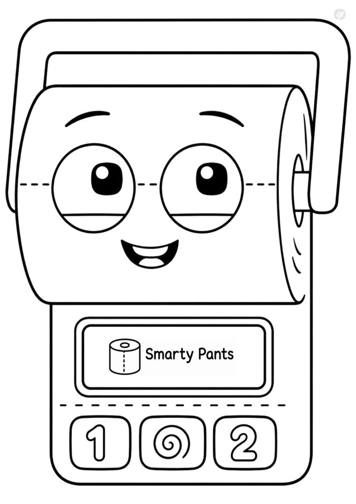 Smarty Pants from Toy Story 5 in a printable coloring page